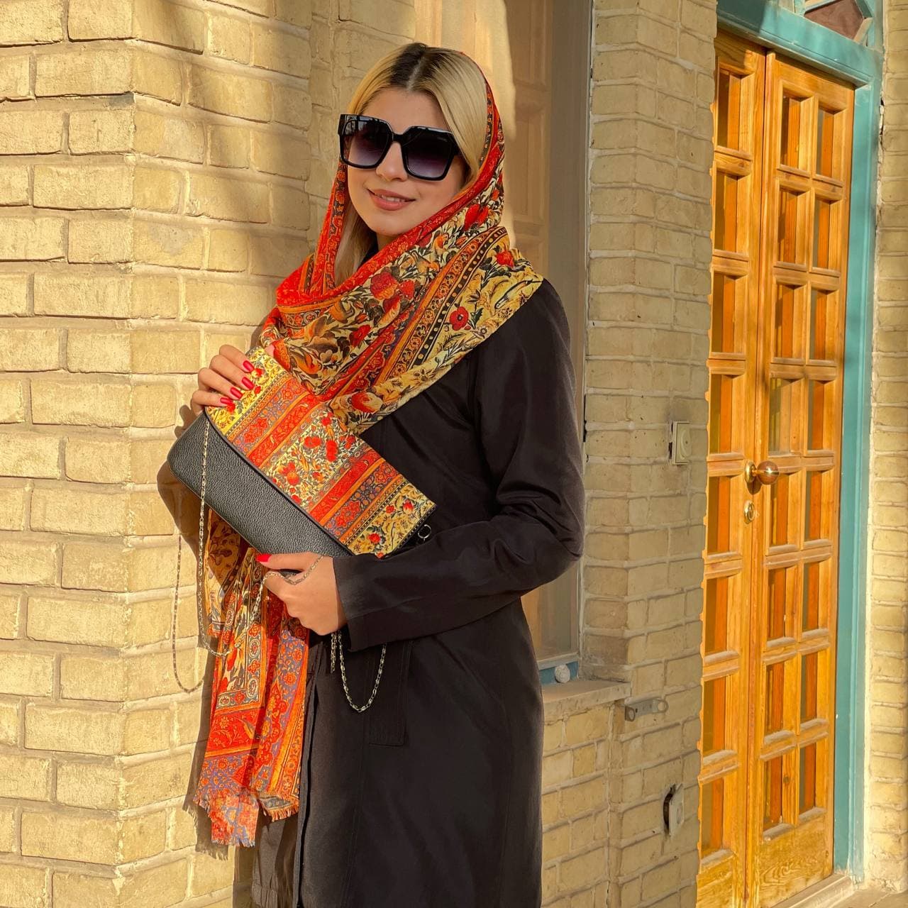 ست شال و کیف طرح اصیل