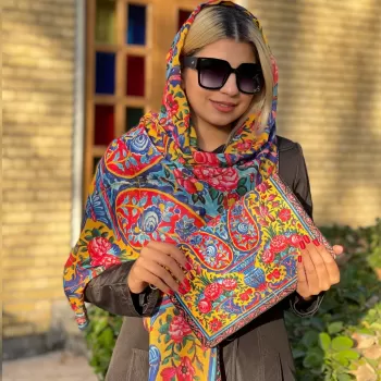 ست شال و کیف طرح نصیرالملک